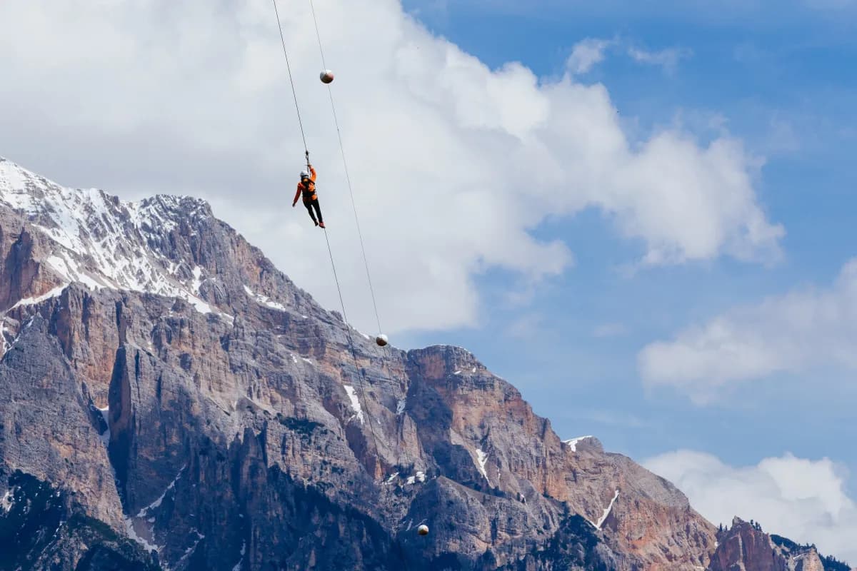 Zipline im Schnee: Das spektakulaerste Abenteuer